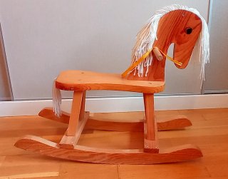 Caballito Balancín de Madera