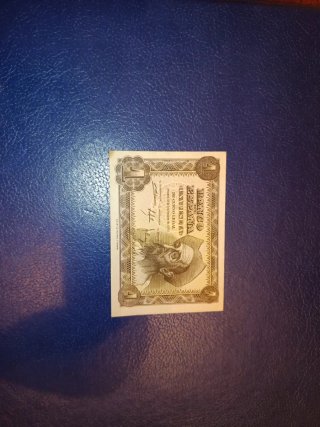 Billete de 1 Peseta Banco de España