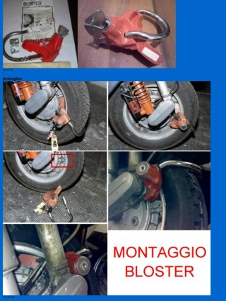 Antirrobo Bloster para Vespa