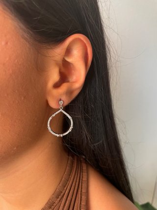 Pendientes Diana de Plata de Ley 925