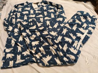 Pijama de mujer con estampado de osos calentito
