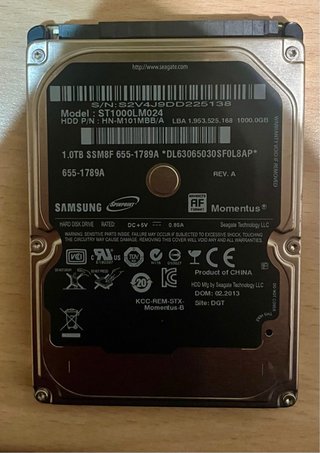 Disco Duro Samsung 1TB 2.5
