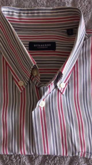 Camisa Burberry London Rayas Talla M. 15e una