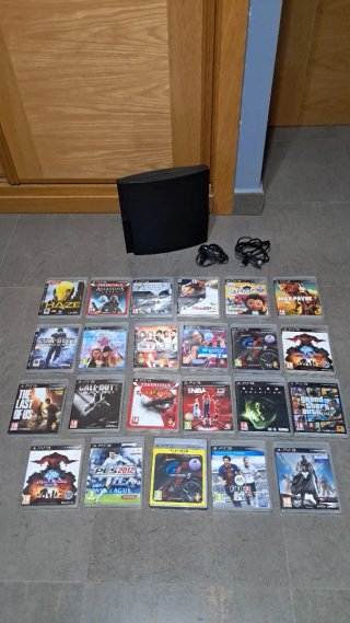 PS3 (PlayStation 3) + 23 Juegos