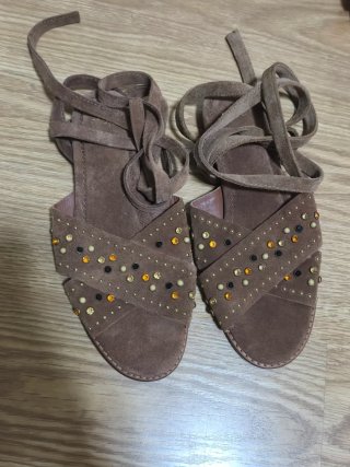 Sandalias de piel Maje