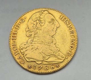 4 Escudos de Oro Carlos III 1788 Madrid