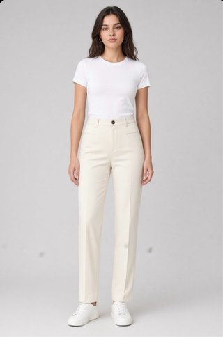 Pantalón Blanco Zara