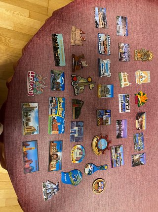 Colección de 35 imanes de nevera