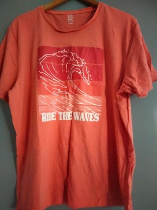 Camiseta Manga Corta Coral TEX