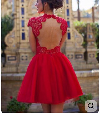 Vestido de fiesta rojo