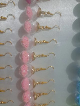 Pendientes Artesanales de Cristal