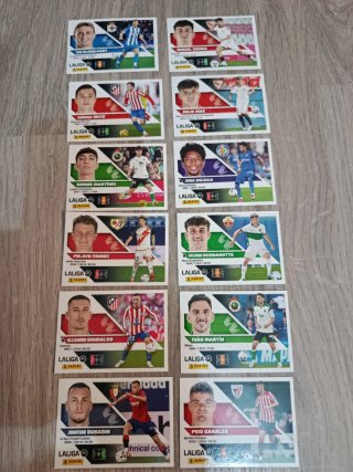 Lote 12 Cromos Panini Liga futbol 26/27