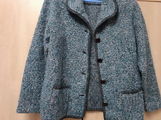 Chaqueta de punto texturizada