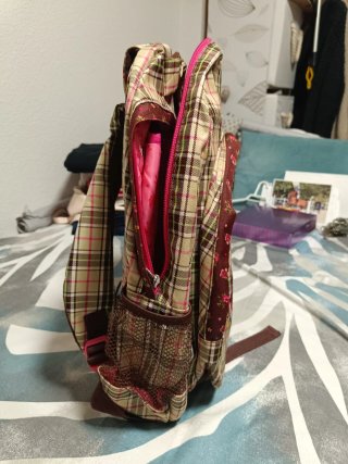 Mochila Estampada de Cuadros