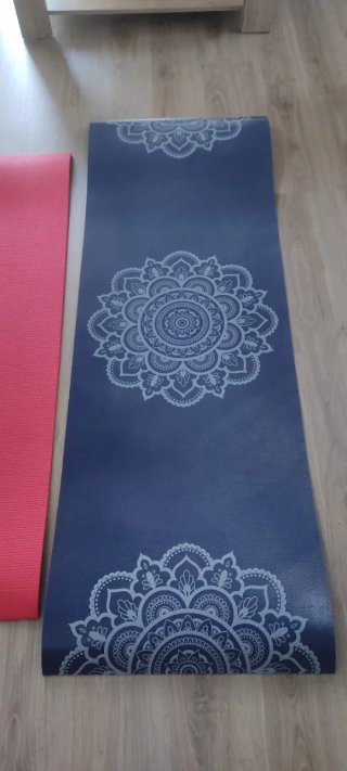 Esterilla de Yoga Azul con Mandala