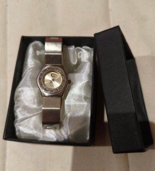 Reloj de Pulsera Plateado 15 de diámetro alargable
