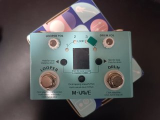 Pedal Looper M Vave Lost Tempo Loop and Drums