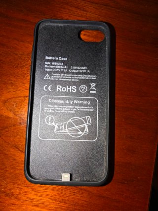 Funda de carga para iPhone 7, 8 y SE