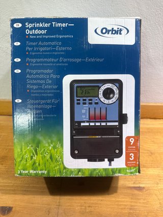 Programador de Riego Orbit 9 Estaciones