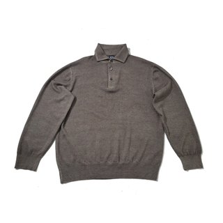 Boggi / Jersey 100% lana virgen marrón melange L