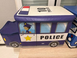 Caja de Almacenaje Infantil Diseño Policía