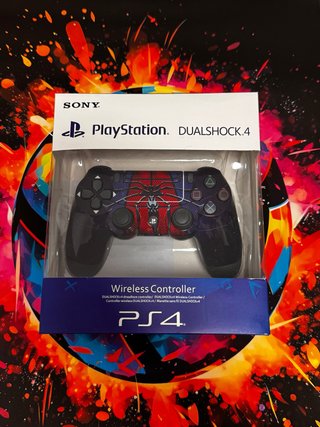 *MANDO PS4 PERSONALIZADO SPIDERMAN*