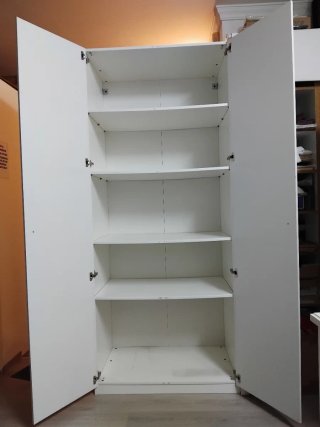 Armario Blanco de Dos Puertas