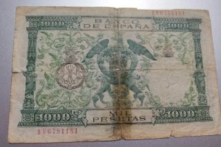 Billete 1000 Pesetas Banco de España