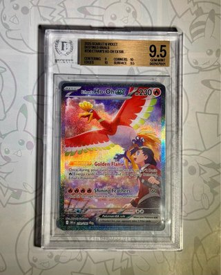 Carta Pokémon Ethan's Ho-Oh ex 230/182 BGS 9.5