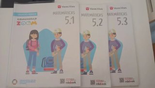 Pack 5 libros de texto 5 de primaria Col. Ana Soto