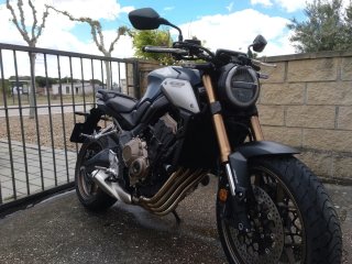Honda CB650R 2019 95 CV – Único propietario – Azul