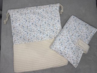 Set Porta Pañales y Bolsa Merienda XL