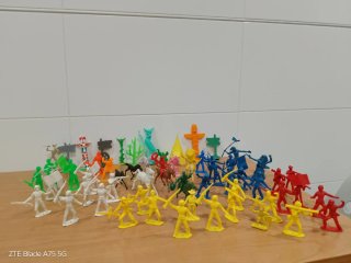 Set de Figuras de Indios y Vaqueros