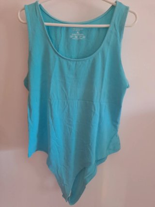 Body de tirantes turquesa Talla XL