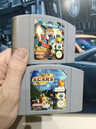microMachines y Scars. Nintendo 64. PAL EUR