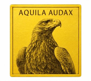 Moneda de Oro Cuadrada Aquila Audax