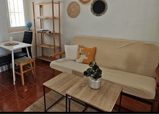 Sofá cama beige