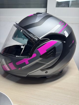Casco Givi Rosa y Gris Talla XS