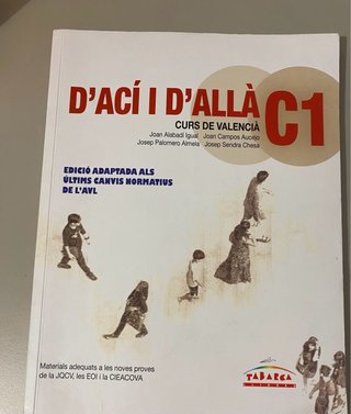Libro C1 valenciano – D’ací i d’allà