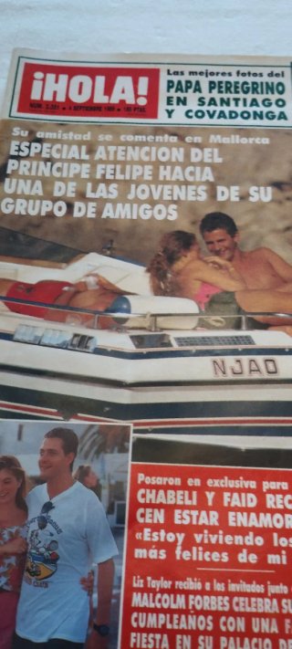 HOLA n* 2.361 4-9-1.989 el PAPA peregrino Santiago