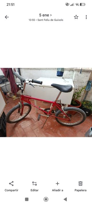 Bicicleta BMX BH Meteor años 80
