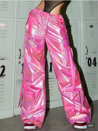 Pantalón Rosa Brillante