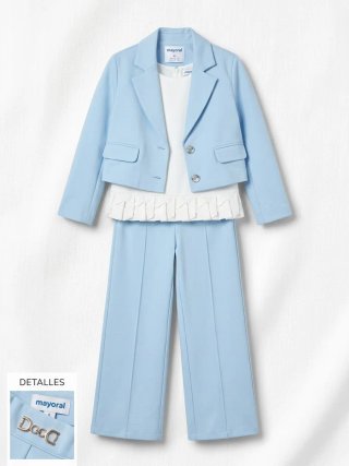 Traje de chaqueta niña Mayoral azul 6 años