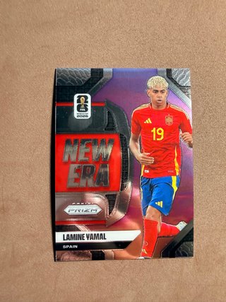 Cromo Panini Prizm Lamine Yamal World Cup 2026
