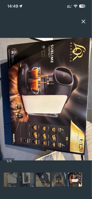 Cafetera L'OR Barista Sublime Compact
