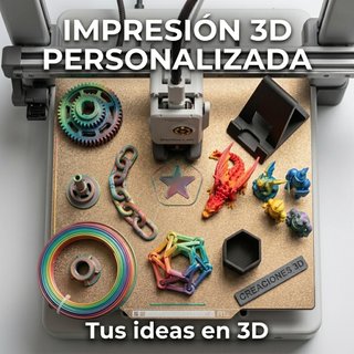 Impresión 3D Personalizada Multicolor