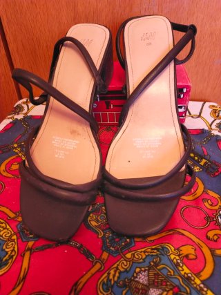 Sandalias Negras H&M Talla 38