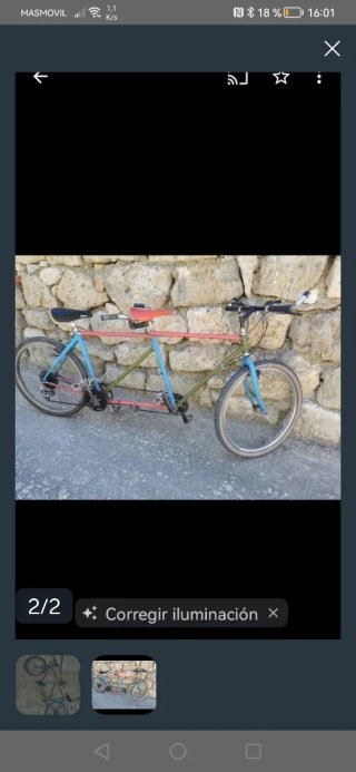 Bicicleta Tándem esta palencia