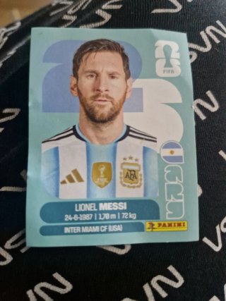 Cromo Panini Lionel Messi