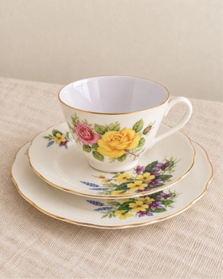 Conjunto vintage de porcelana inglesa